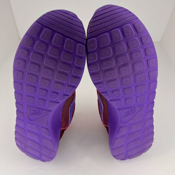 Nike Womens 511882-852 Roshe Run Bright Mango HyperGrape Size 8 Running Shoes - Picture 8 of 9